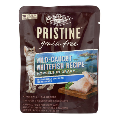 Castor And Pollux Cat - Wild Whitefish Morsel - Grain Free - Case Of 24 - 3 Oz - Orca Market