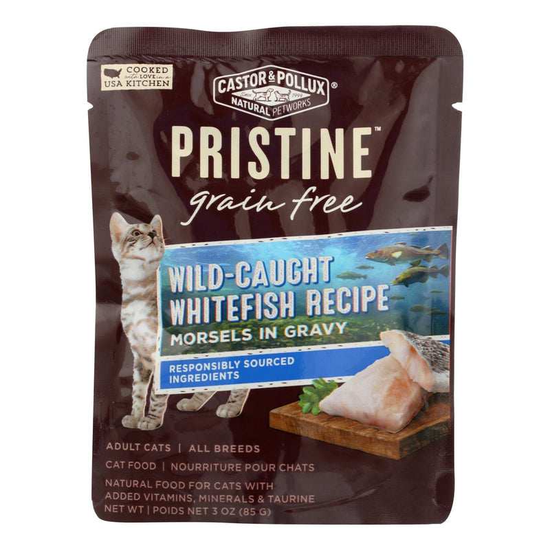 Castor And Pollux Cat - Wild Whitefish Morsel - Grain Free - Case Of 24 - 3 Oz - Orca Market