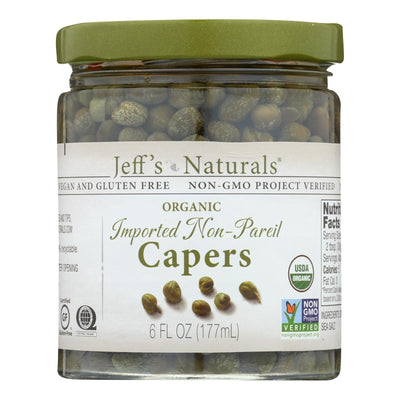 Jeff's Natural Jeff's Natural Imported Non Pareil Capers - Capers - Case Of 6 - 6 Oz. - Orca Market