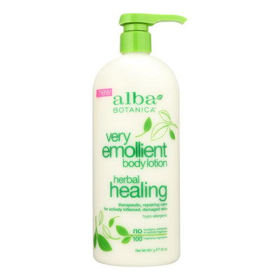 Alba Botanica - Body Lotion - Very Emollient - Herbal - 32 Oz - Orca Market