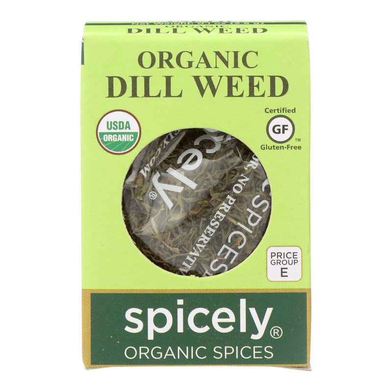 Spicely Organics - Organic Dill Weed - Case Of 6 - 0.1 Oz. - Orca Market