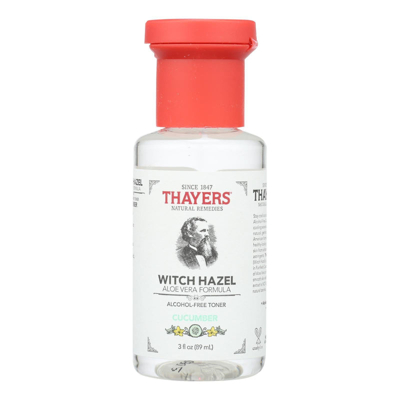 Thayers Witch Hazel Astringent - Cucumber - Case Of 24 - 3 Fl Oz - Orca Market