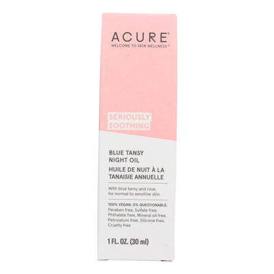 Acure - Oil - Tansy - Soothing Blue - 1 Fl Oz - Orca Market