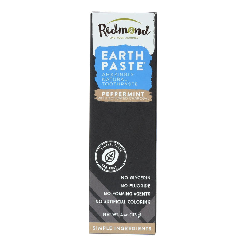 Redmond Life Earthpaste - Peppermint Charcoal - 4 Oz - Orca Market