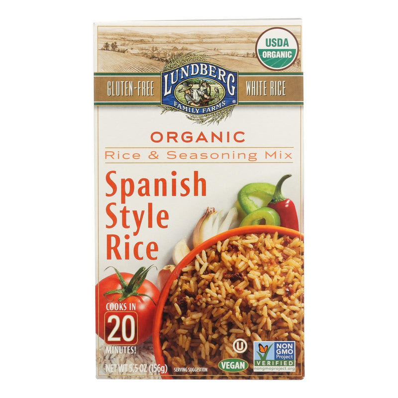 Lundberg Family Farms - Rice And Seasoning Mix - Spanish Style - Case Of 6 - 5.50 Oz. - Orca Market