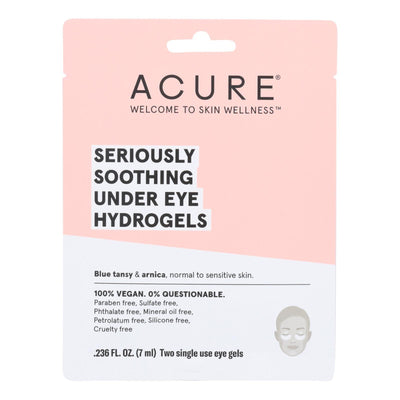 Acure - Seriously Soothing Under Eye Hydrogels - Case Of 12 - 0.236 Fl Oz. - Orca Market