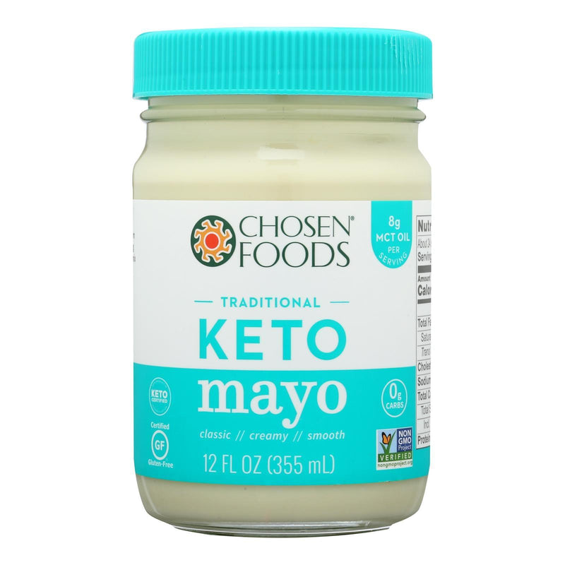 Chosen Foods - Coconut Oil Mayo - Case Of 6 - 12 Fl Oz. - Orca Market