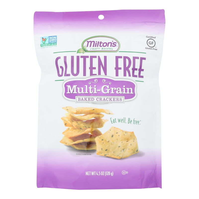 Miltons Gluten Free Baked Crackers - Multi Grain - Case Of 12 - 4.5 Oz. - Orca Market